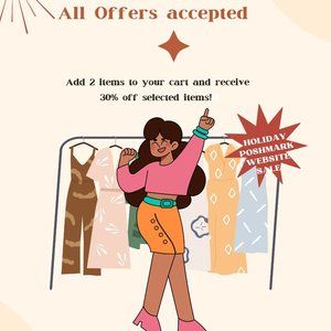 Holiday Poshmark ad